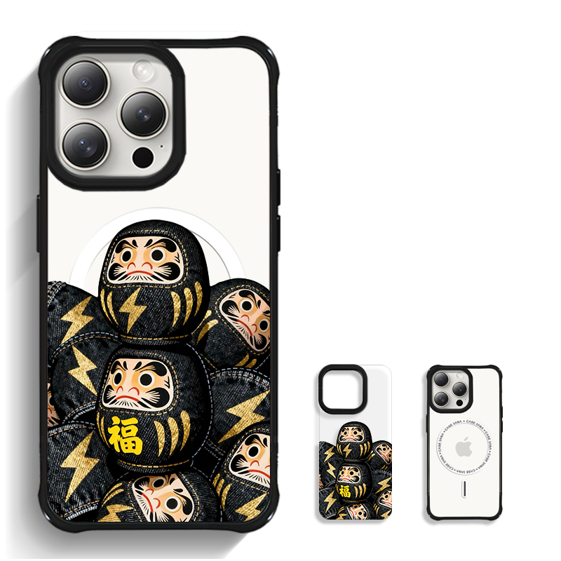 磁吸手機殼|牛仔布系列|深藍色 | 不包磁吸支架