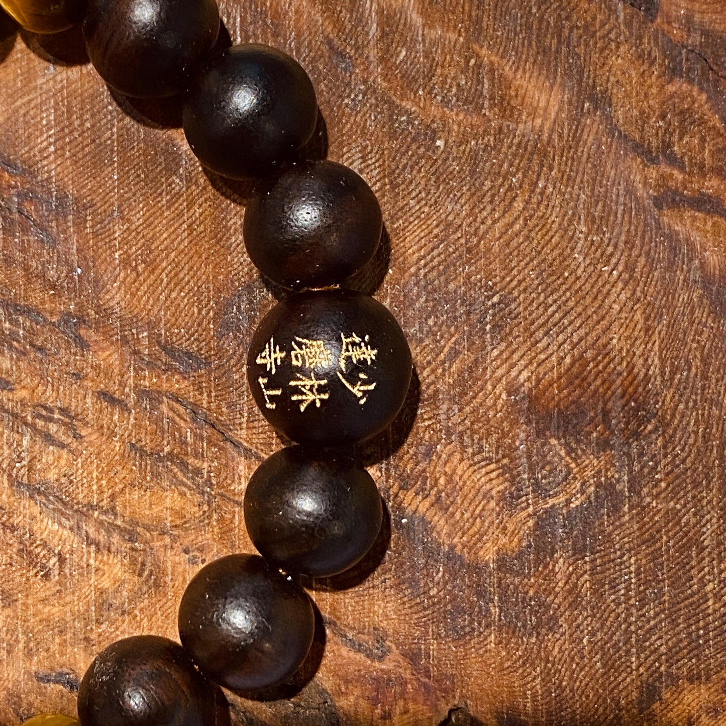 達摩寺祈願黑檀木手鍊 | Daruma Temple Blessed Ebony Bracelet