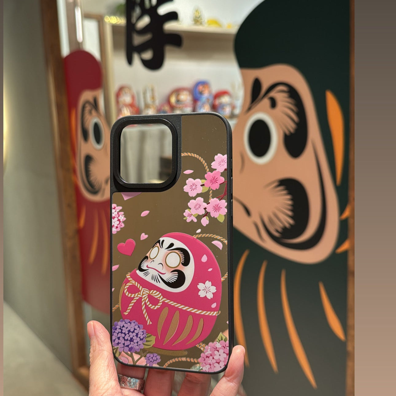 鏡面手機殼|浮世繪 | 不包磁吸支架