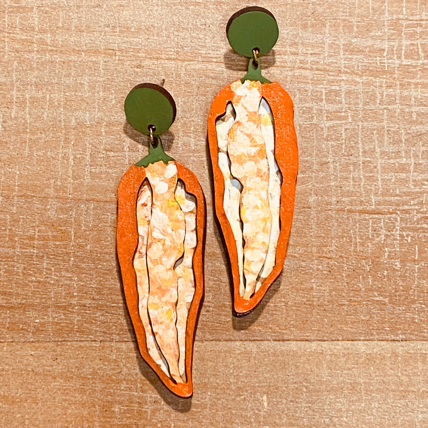 辣椒仔手作木耳環