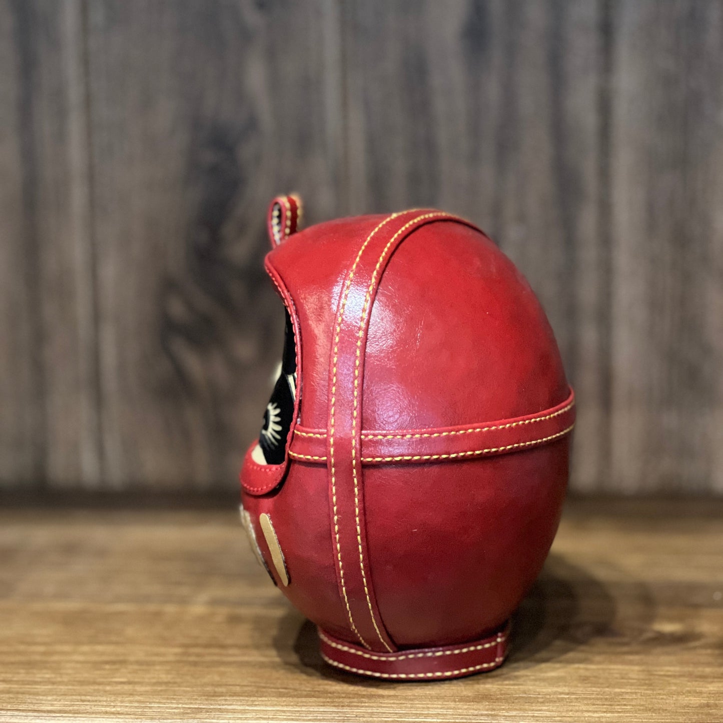 紅色皮革達摩 | Red Leather Daruma