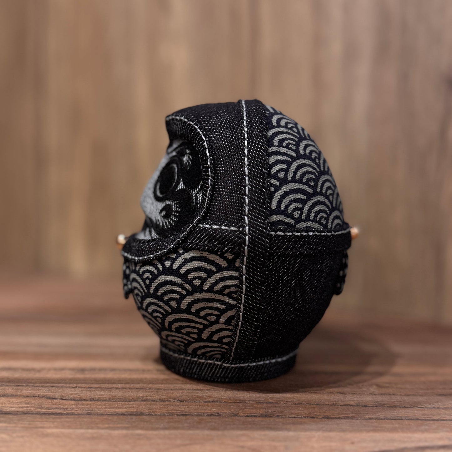 Seigaiha Denim Daruma