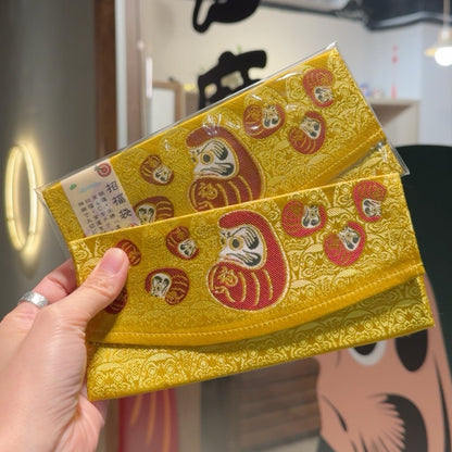 少林山達摩刺繡招福袋 | Shorinzan Daruma Embroidery Lucky Pouch - 5月中旬到貨
