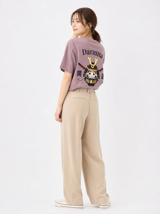達摩影の武士燙畫T恤| Daruma Warrior Print T-shirt