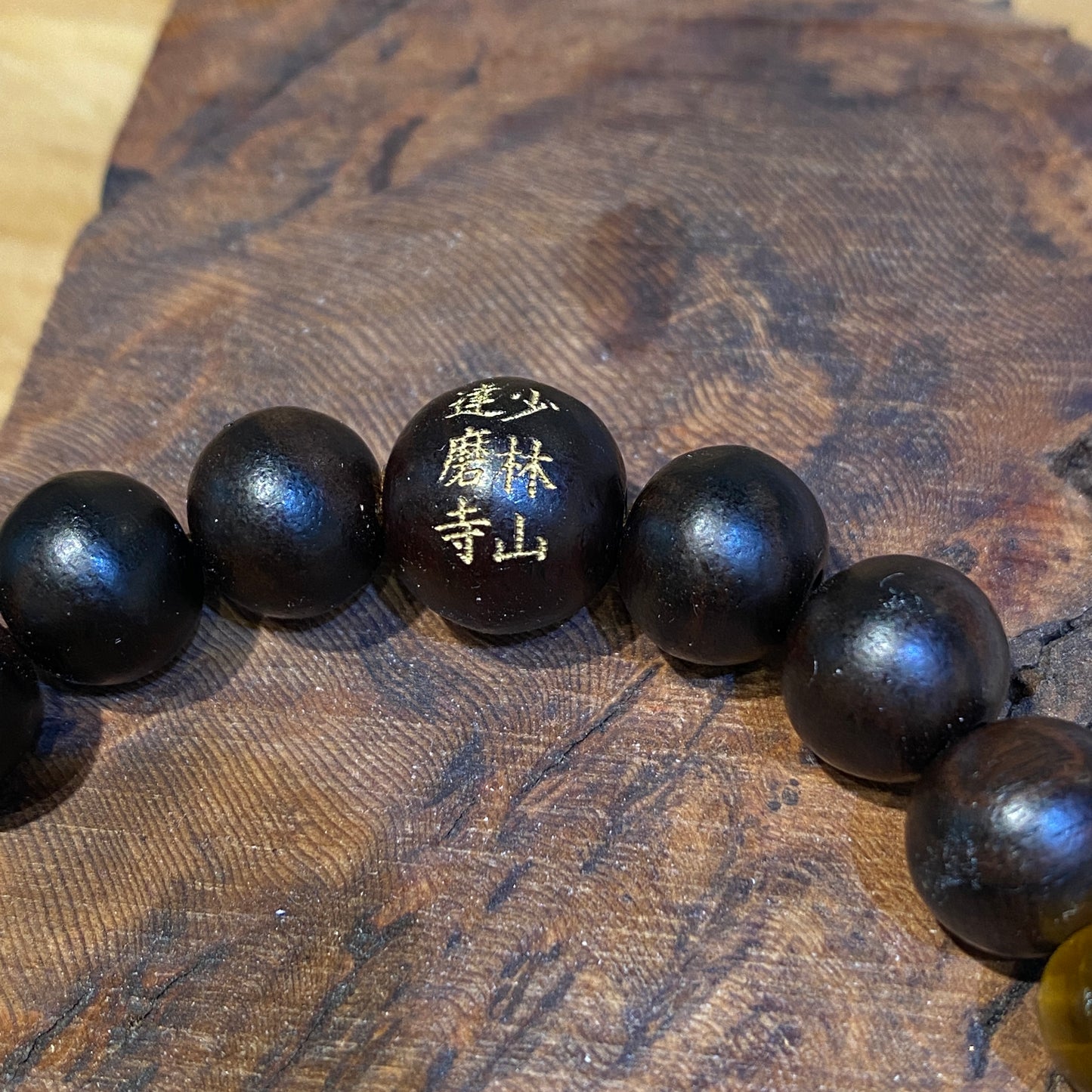 達摩寺祈願黑檀木手鍊 | Daruma Temple Blessed Ebony Bracelet