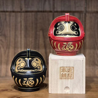 紅色皮革達摩 | Red Leather Daruma