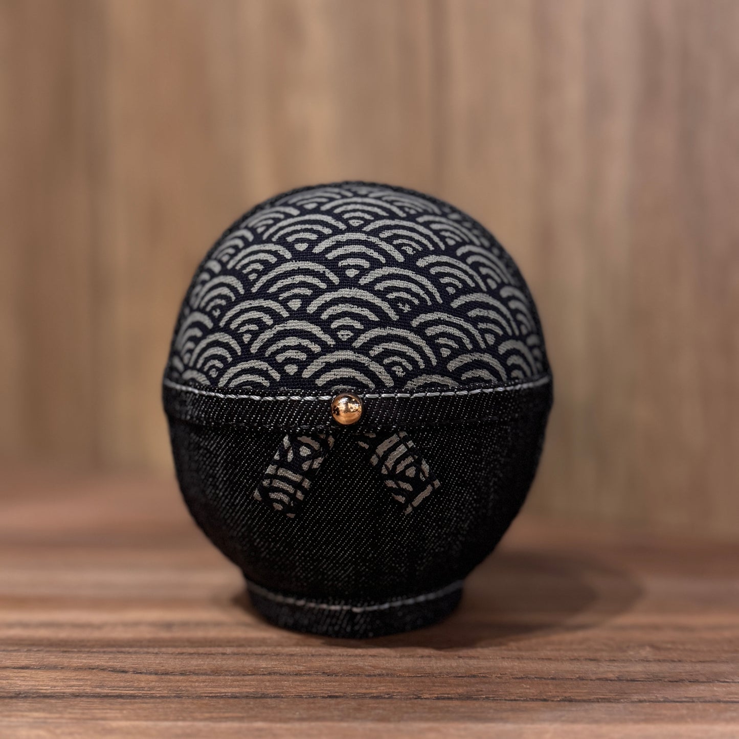 Seigaiha Denim Daruma