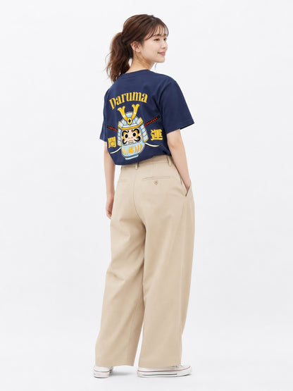 Daruma Warrior Print T-shirt