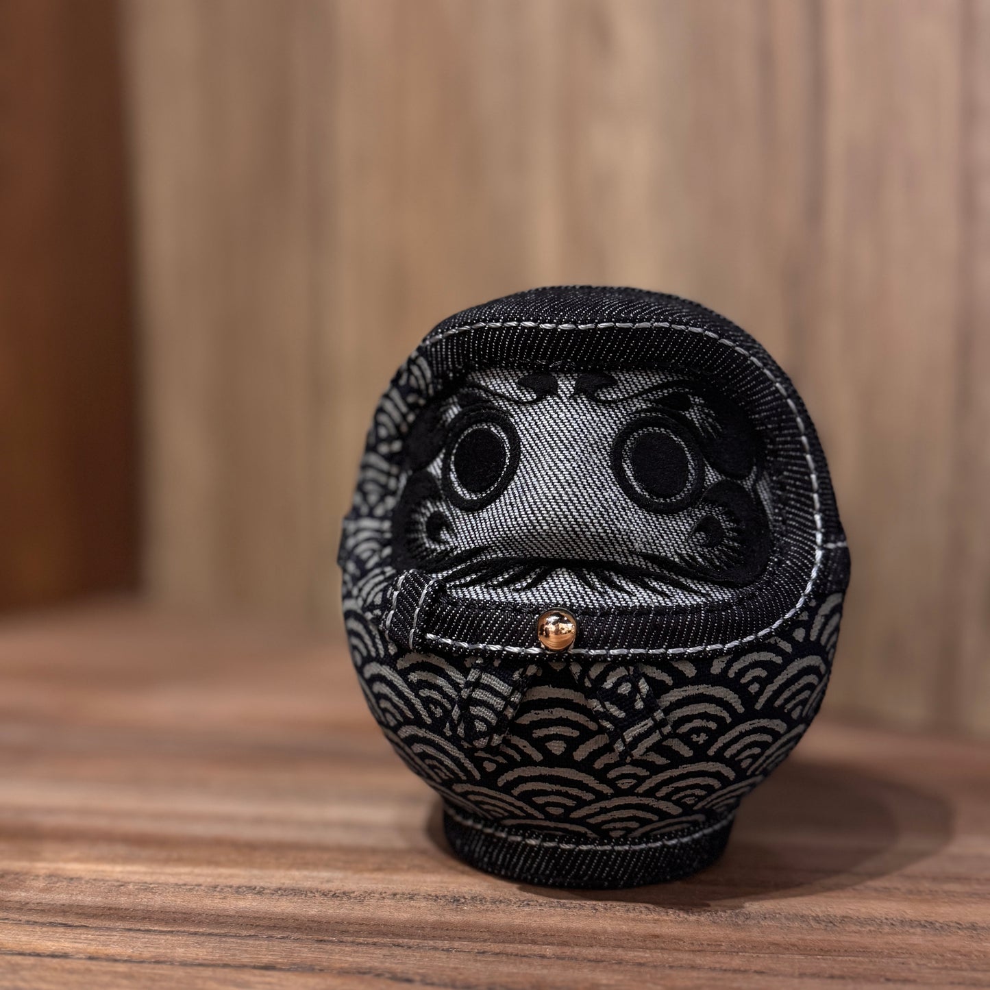 Seigaiha Denim Daruma