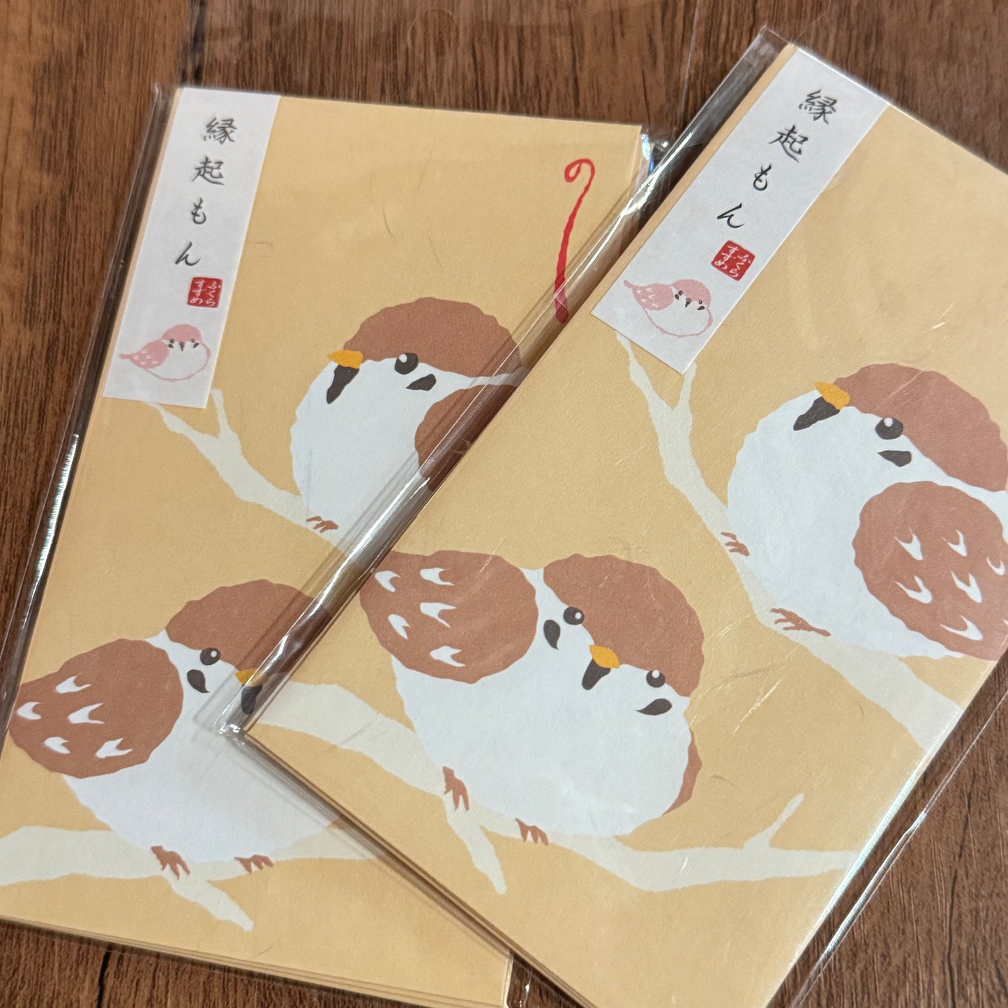 Japanese Traditional Auspicious Obon Gift Bags | Daruma, Owl, Sparrow Designs