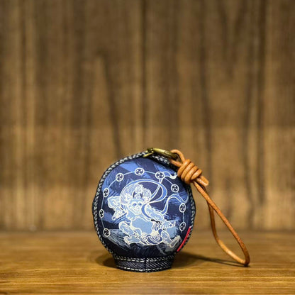 Japanese Handcrafted Daruma Figurine | Mt. Fuji Glow-in-the-Dark Edition | Limited Collector's Edition