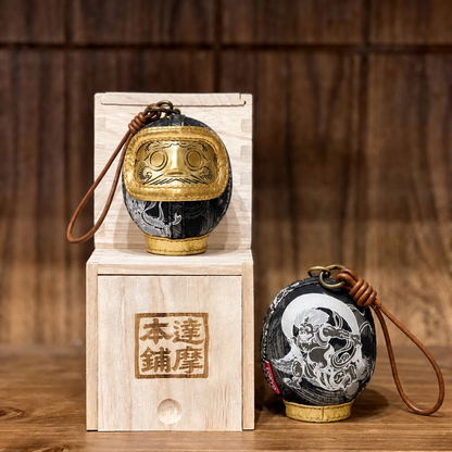 風神雷神達摩｜黑色款