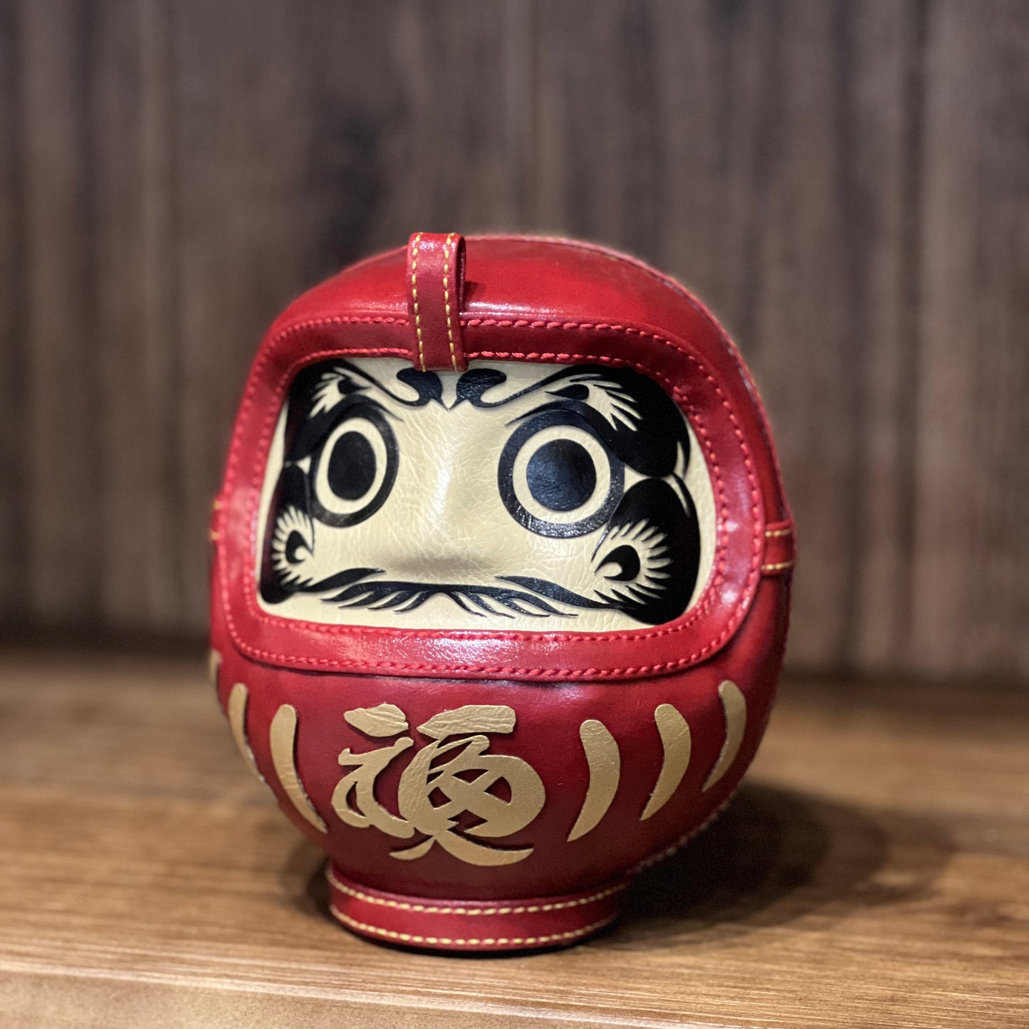 紅色皮革達摩 | Red Leather Daruma