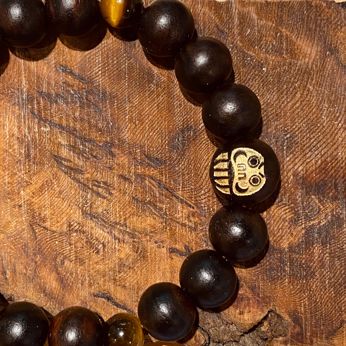 達摩寺祈願黑檀木手鍊 | Daruma Temple Blessed Ebony Bracelet