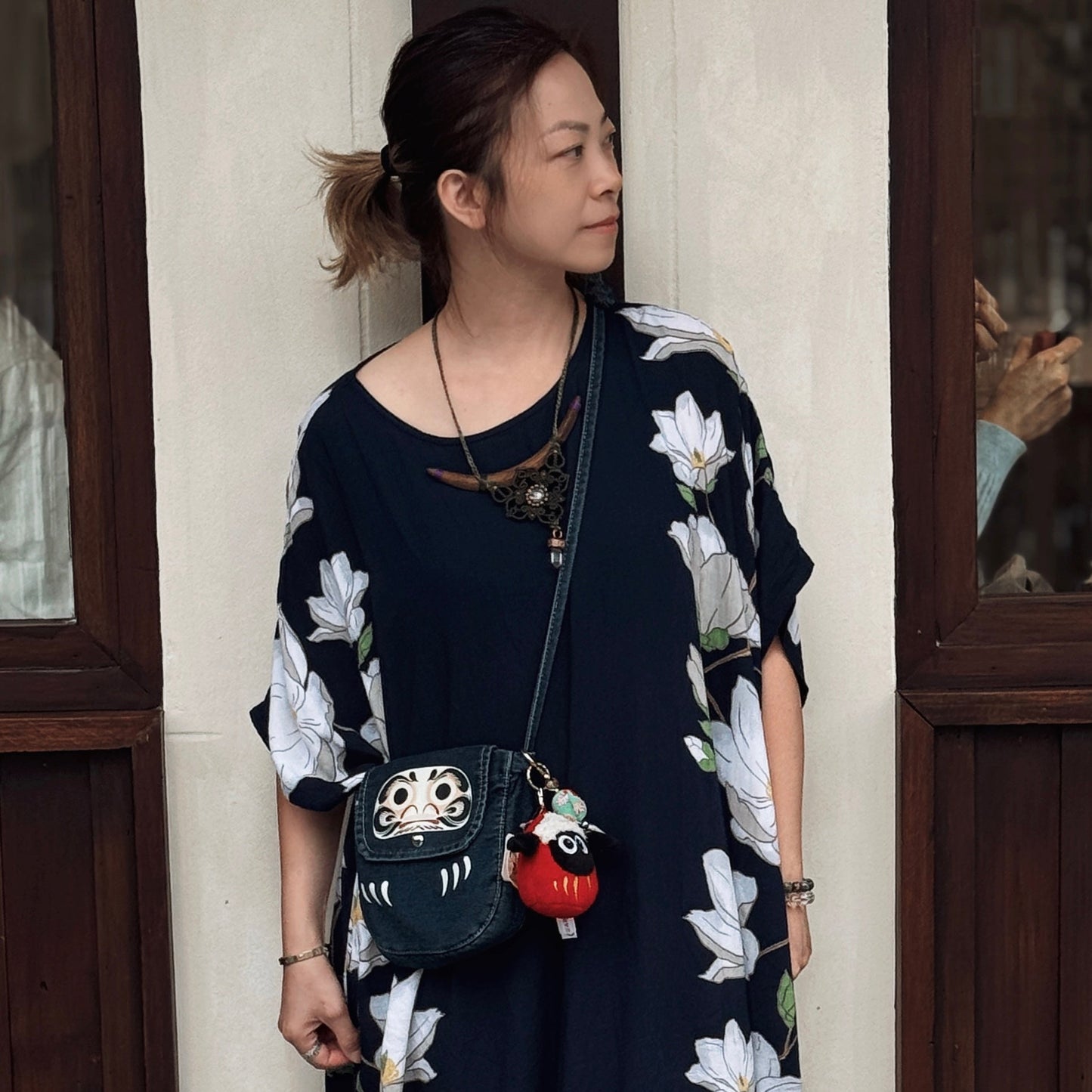 Daruma Denim Bag