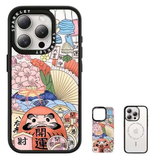 Magnetic Phone Case | Lucky Daruma | Magnetic Holder Not Included