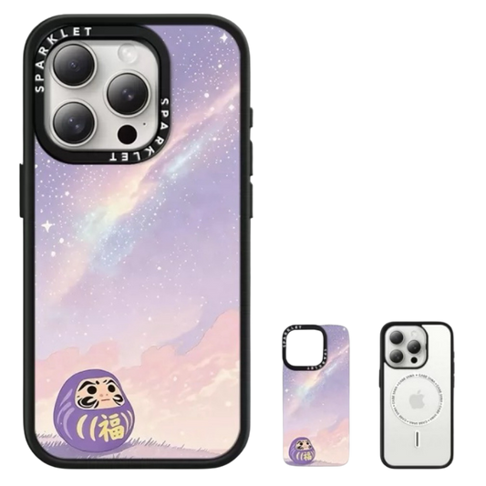 磁吸手機殼｜ 星空達摩｜紫色 | 不包磁吸支架
