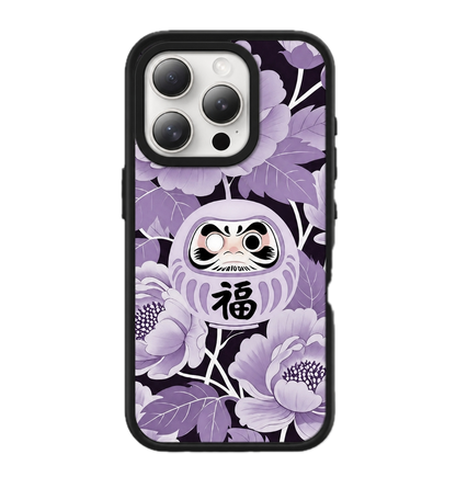 磁吸手機殼｜花見達摩｜紫色 | 不包磁吸支架