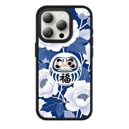 花見達摩｜藍色 | 不包磁吸支架