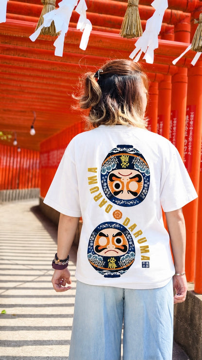 達摩立體浮雕T恤｜Daruma Silicon Tshirt