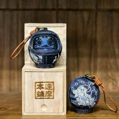 Japanese Handcrafted Daruma Figurine | Mt. Fuji Glow-in-the-Dark Edition | Limited Collector's Edition