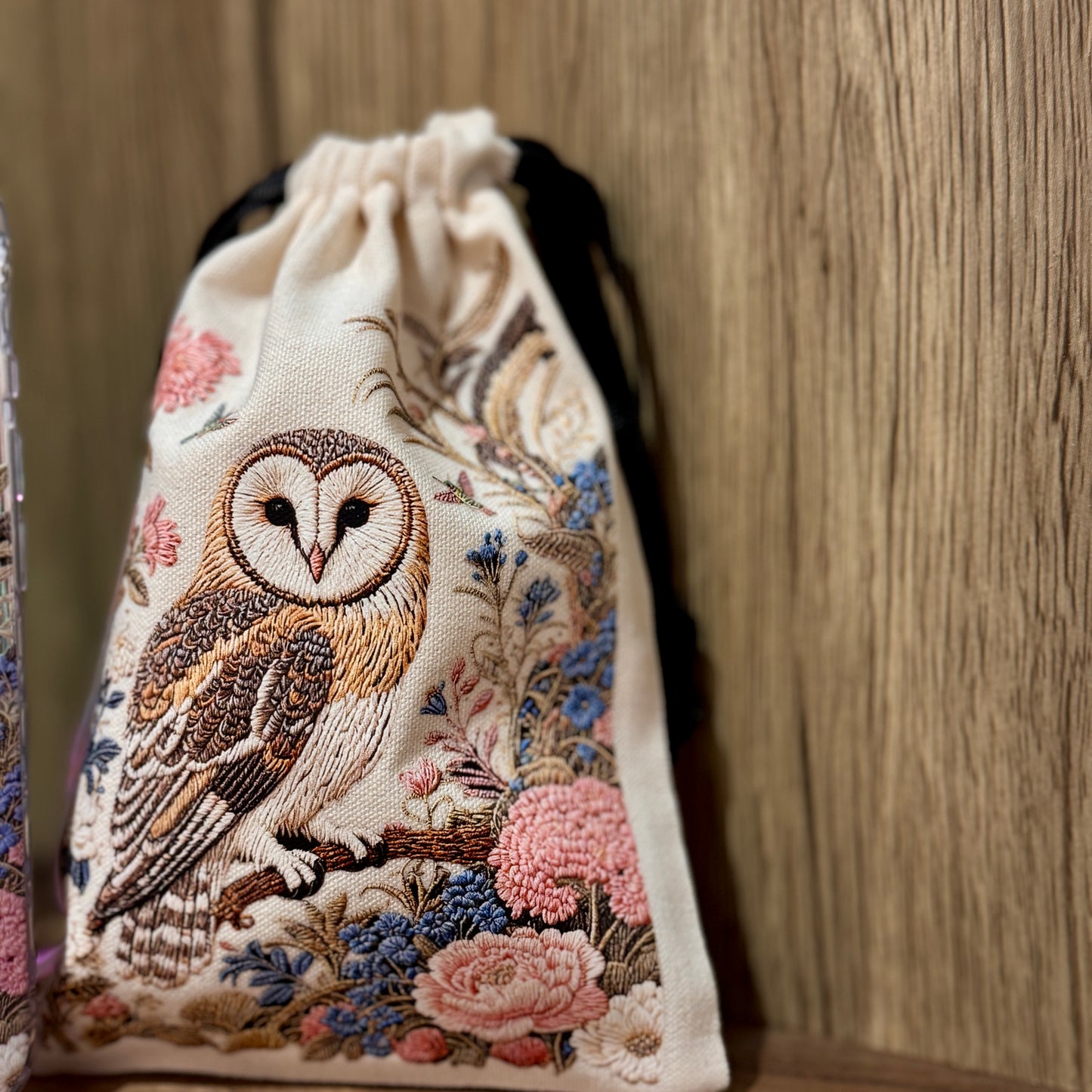 雷射手機殼｜仿刺繡猫頭鷹 | 不包磁吸支架