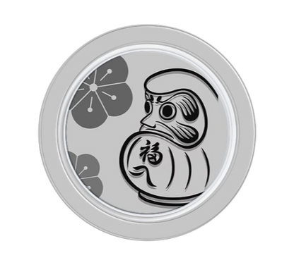 磁吸手機殼｜和風達摩｜灰色 | 不包磁吸支架