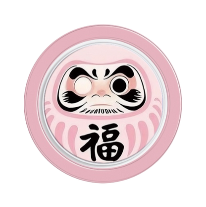 磁吸手機殼｜花見達摩｜粉色 | 不包磁吸支架