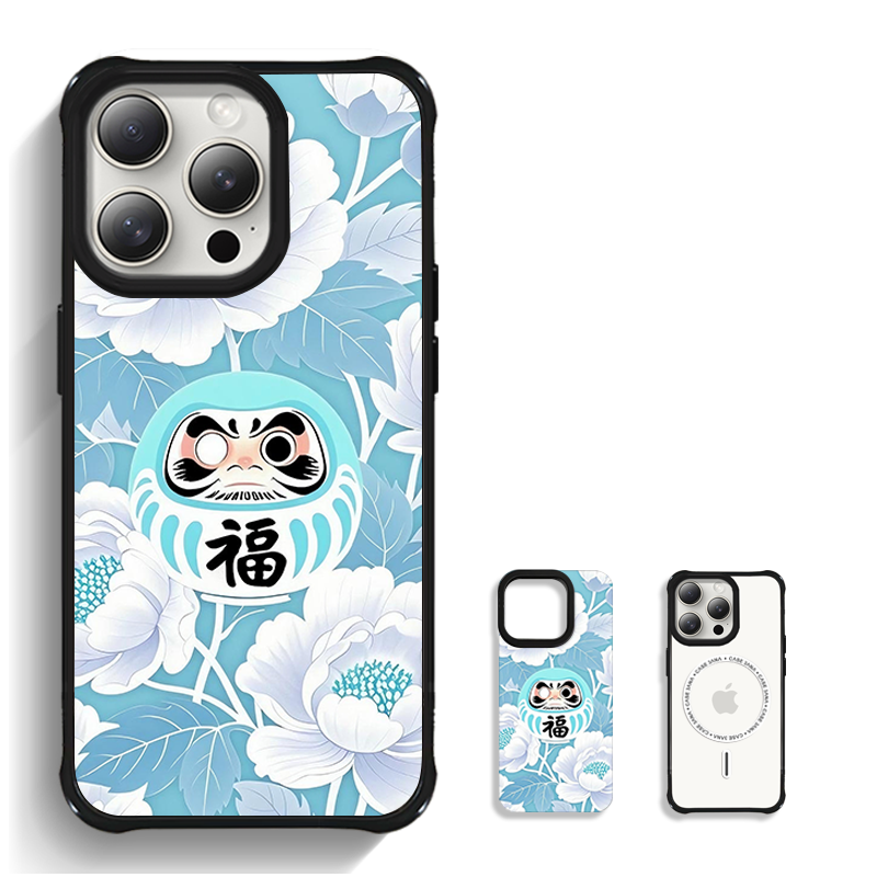 磁吸手機殼｜花見達摩 | Tiffany Blue
