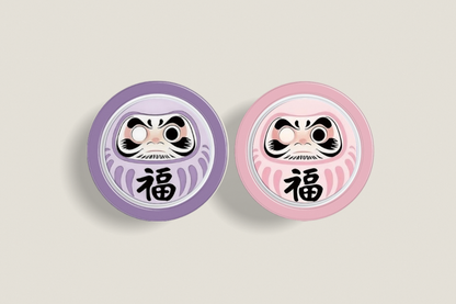 磁吸手機殼｜花見達摩｜紫色 | 不包磁吸支架