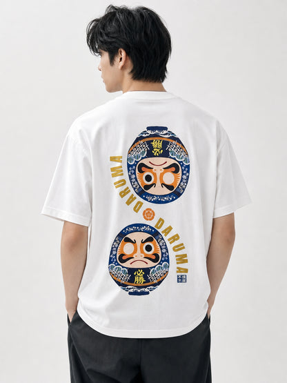 達摩立體浮雕T恤｜Daruma Silicon Tshirt