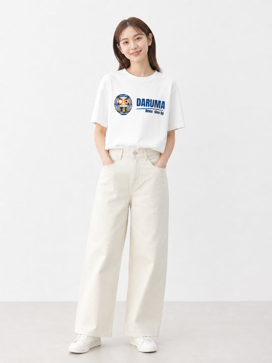 達摩立體浮雕T恤｜Daruma Silicon Tshirt