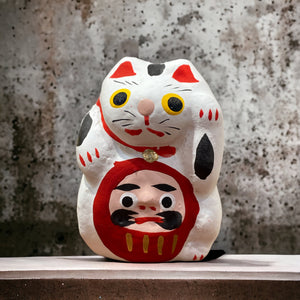 和紙招財猫達摩