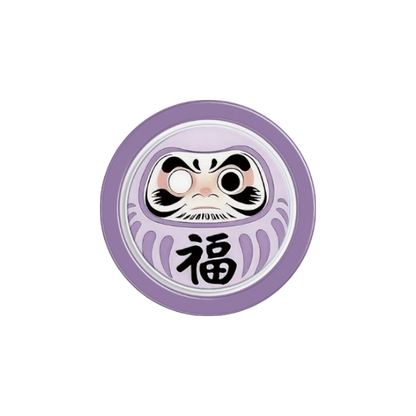 磁吸手機殼｜花見達摩｜紫色 | 不包磁吸支架
