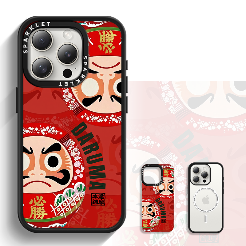 磁吸手機殼｜必勝達摩 | 紅色