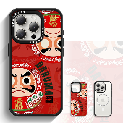 磁吸手機殼｜必勝達摩 | 紅色
