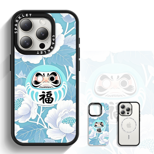磁吸手機殼｜花見達摩 | Tiffany Blue