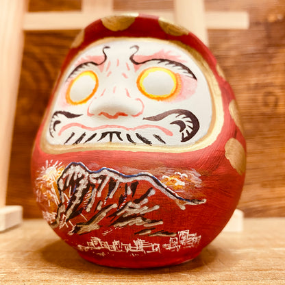 手繪陶瓷達摩x獅子山